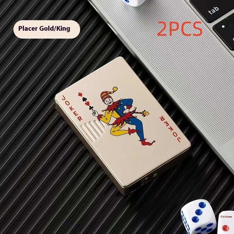 Pokerkarten Design Metall Feuerzeug