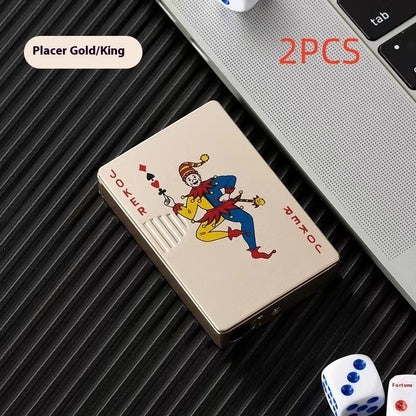 Pokerkarten Design Metall Feuerzeug