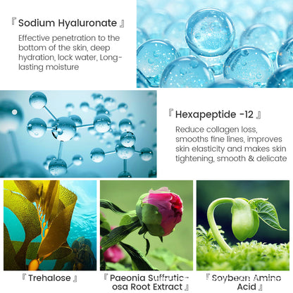 Anti-Aging Porenverfeinerndes, feuchtigkeitsspendendes Hyaluronsäure-Gesichtsserum