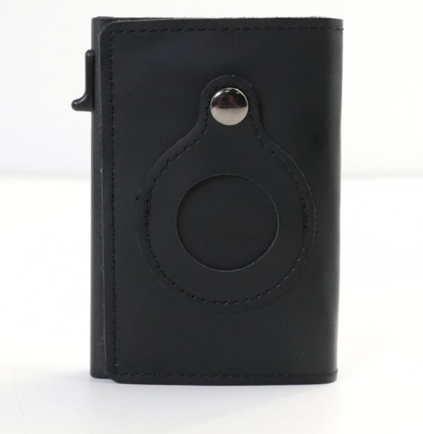 Multifunktionales RFID-Schutz-Diebstahlsichere Kartenetui-Tasche AirTag Leder-Geldbörsen-Set