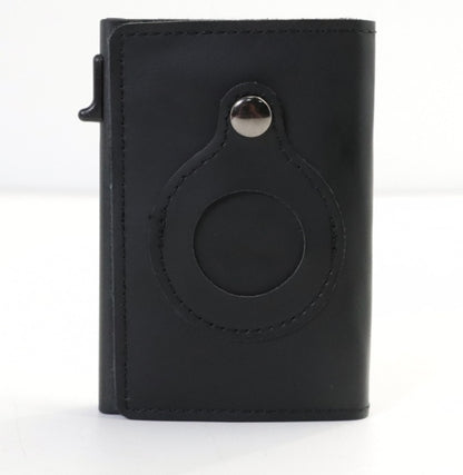 Multifunktionales RFID-Schutz-Diebstahlsichere Kartenetui-Tasche AirTag Leder-Geldbörsen-Set