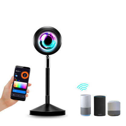 Sunset projection lamp, sunset projector, night light, wall decoration lighting