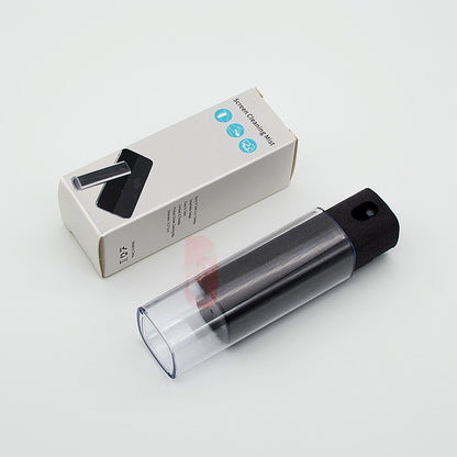 2-in-1 set for cleaning mobile phone and computer screens: microfiber cloth for dust removal